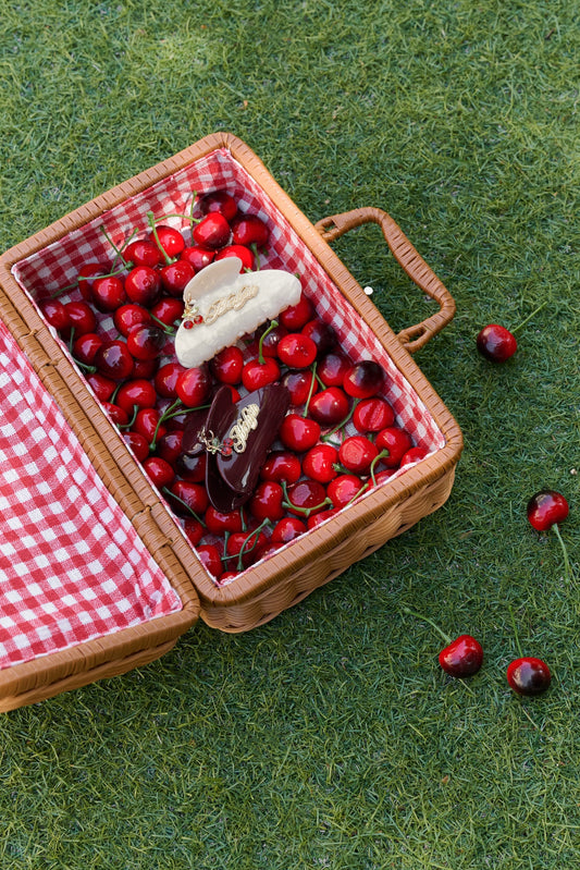 Cherry Charm Hair Clip