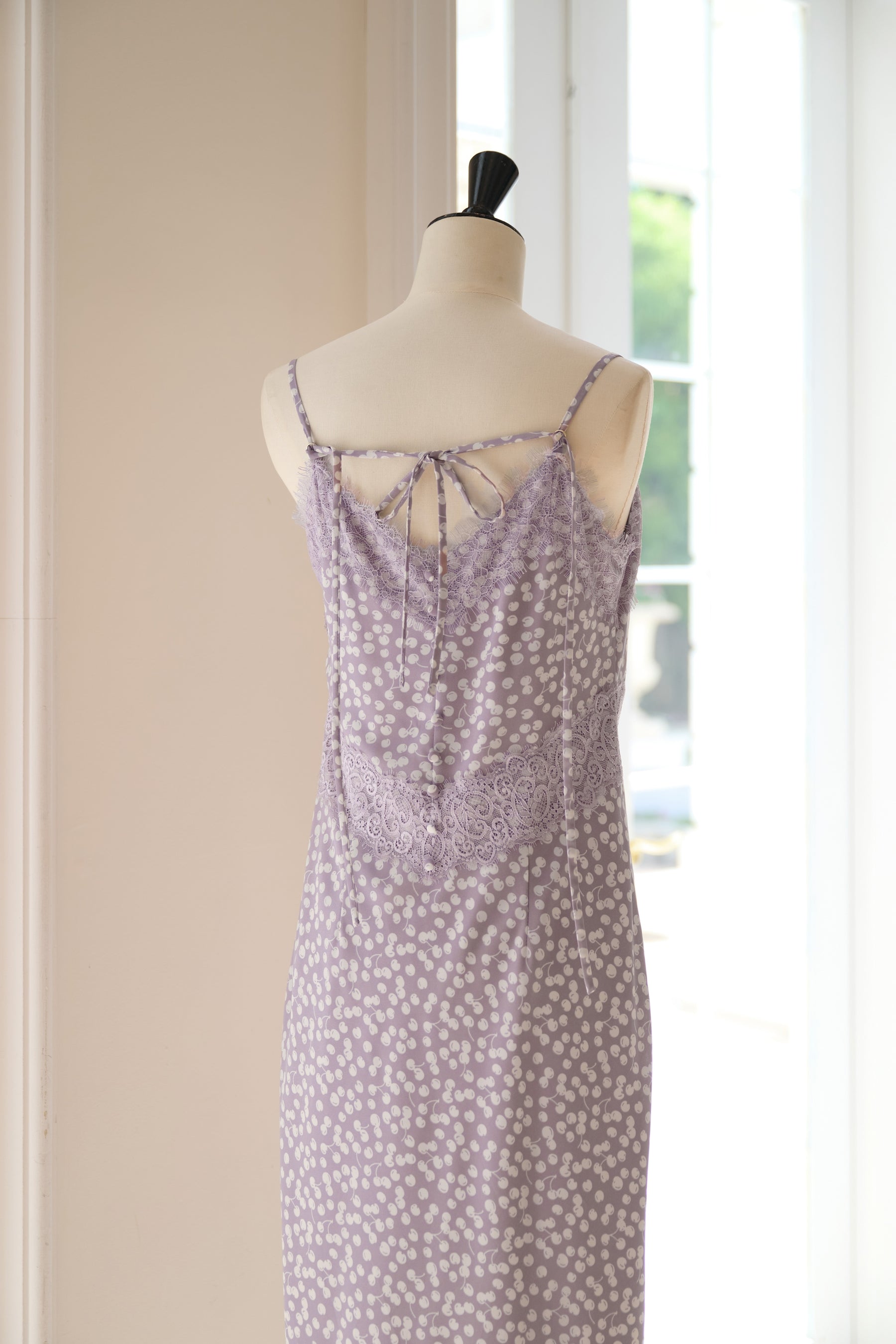 Cherry Pattern Camisole Dress