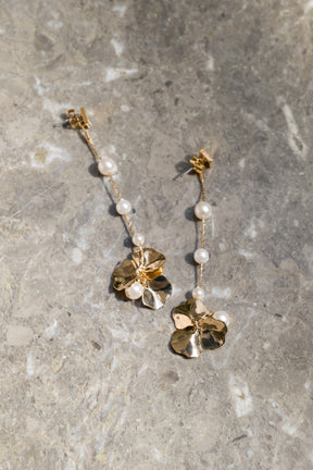 Floral Drop Pierces/Earrings