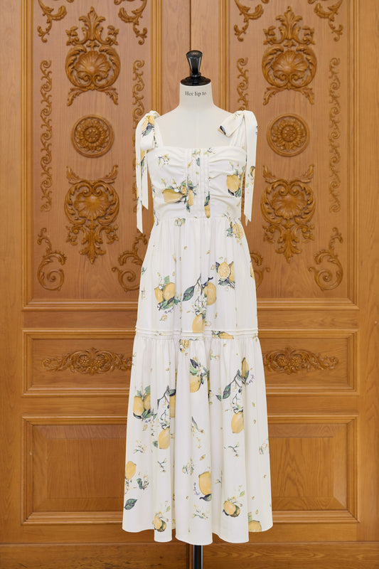Capri Lemon Print Dress