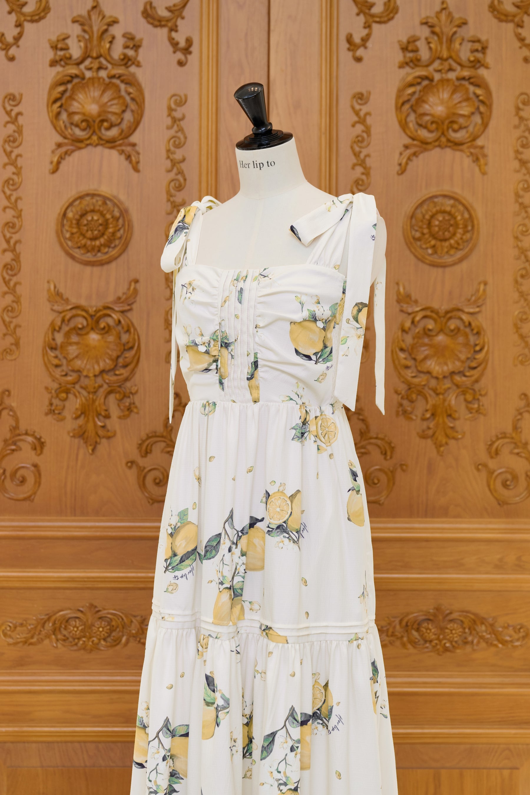 Capri Lemon Print Dress