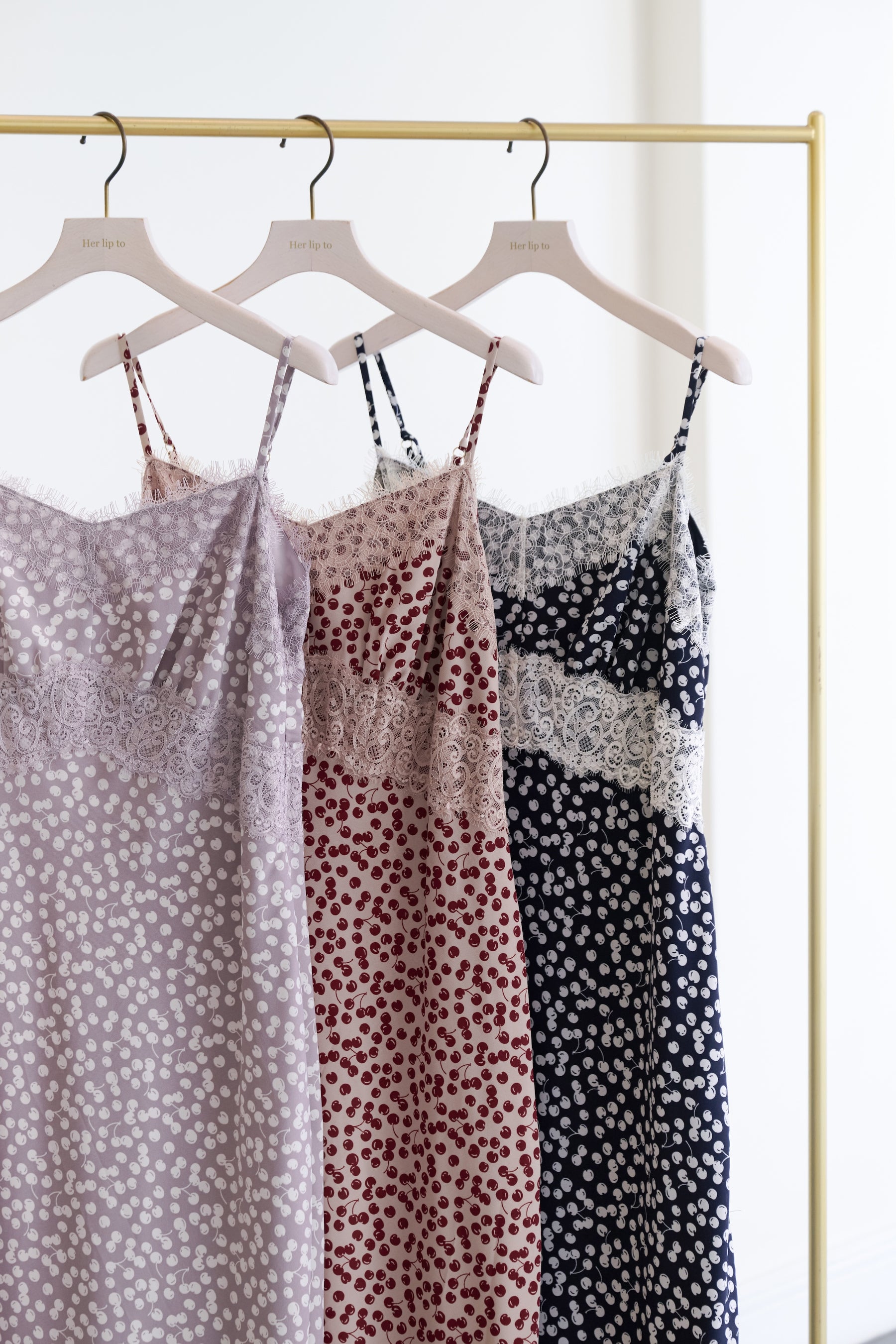 Cherry Pattern Camisole Dress