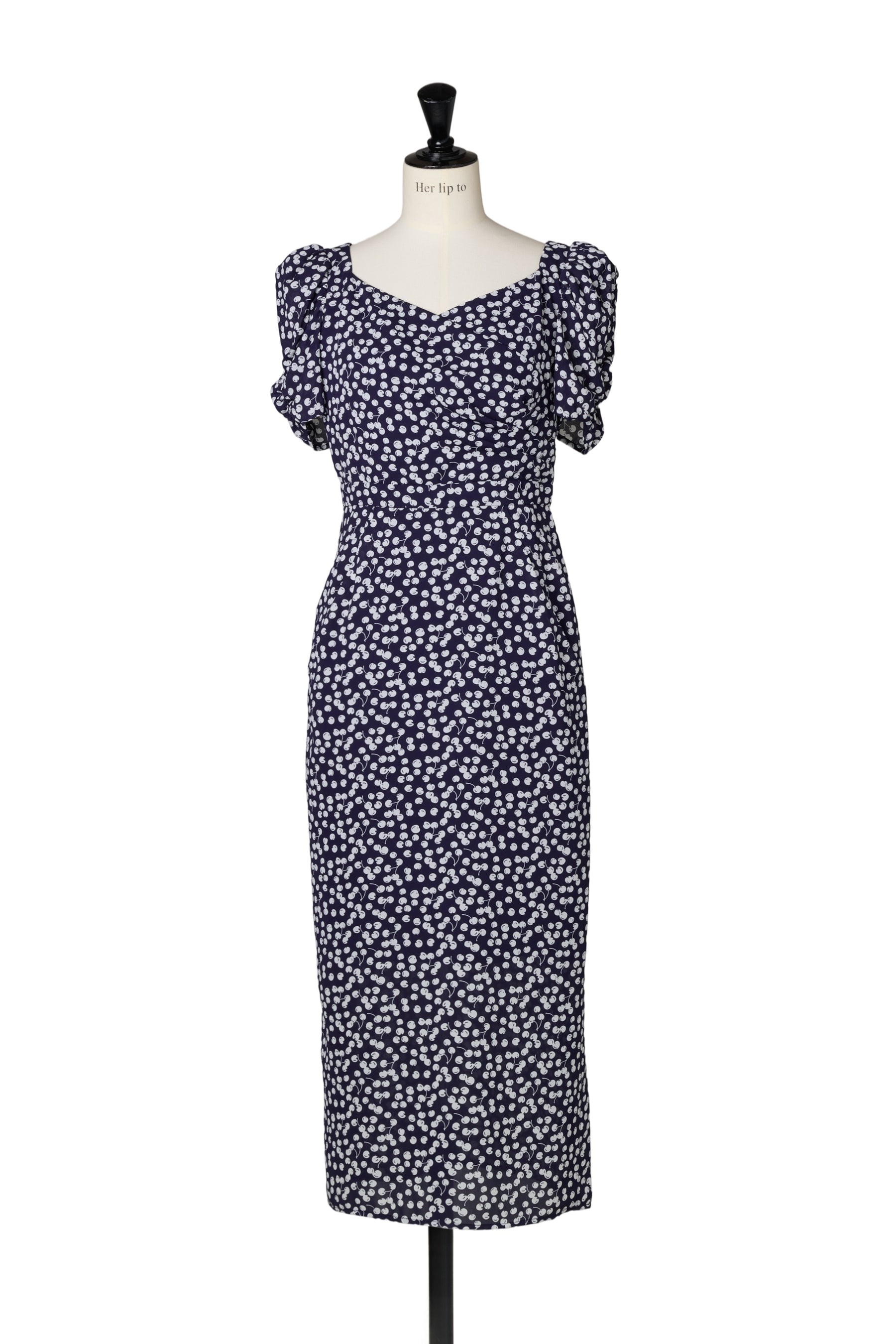 [New Color] Cherry Pattern Cache-Coeur One-Piece