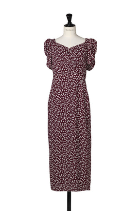 [New Color] Cherry Pattern Cache-Coeur One-Piece