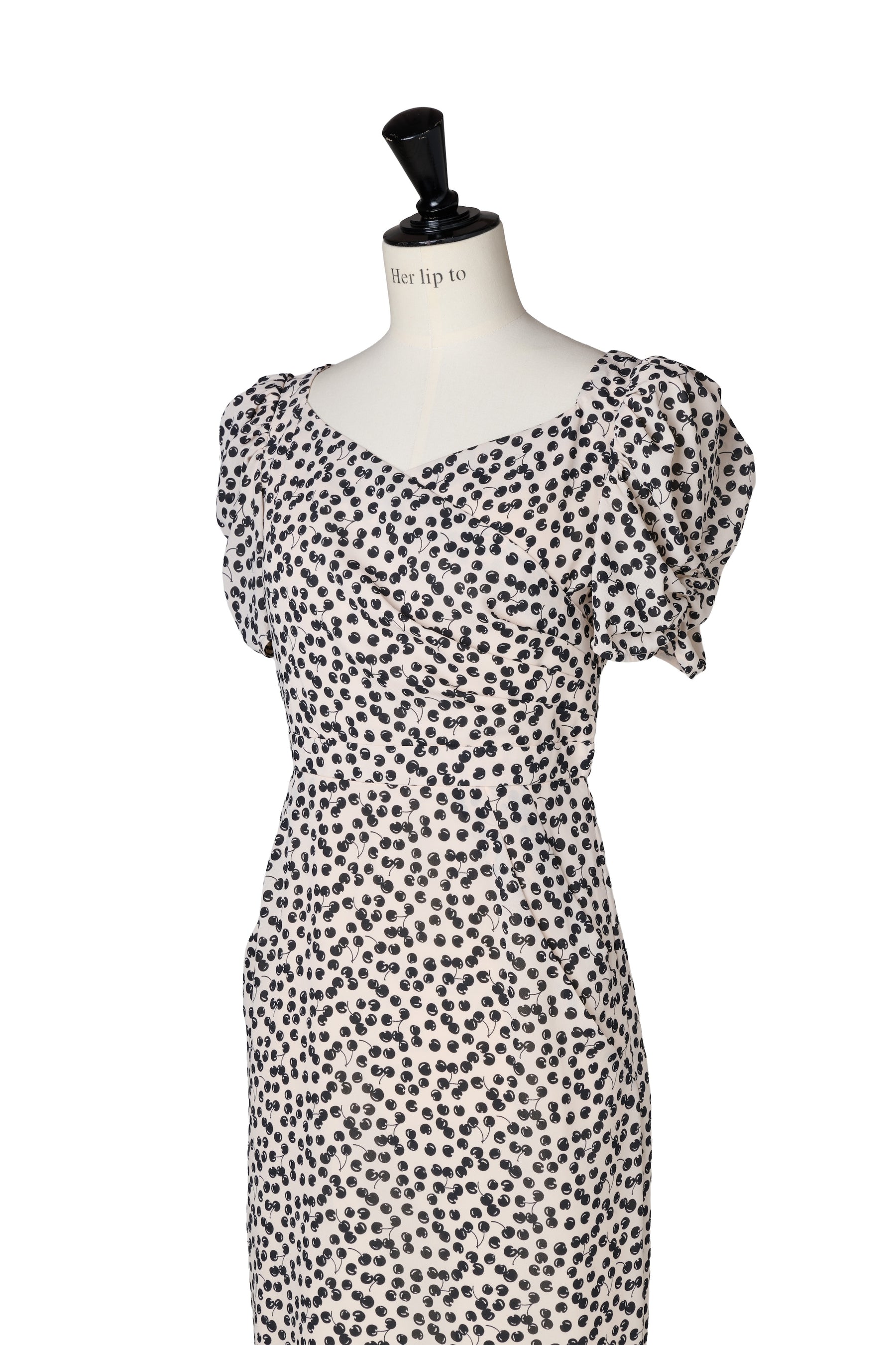 [New Color] Cherry Pattern Cache-Coeur One-Piece