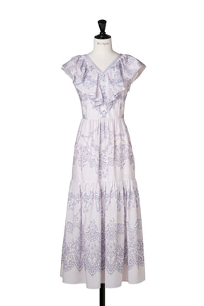 Jendaya Lace-Print Dress
