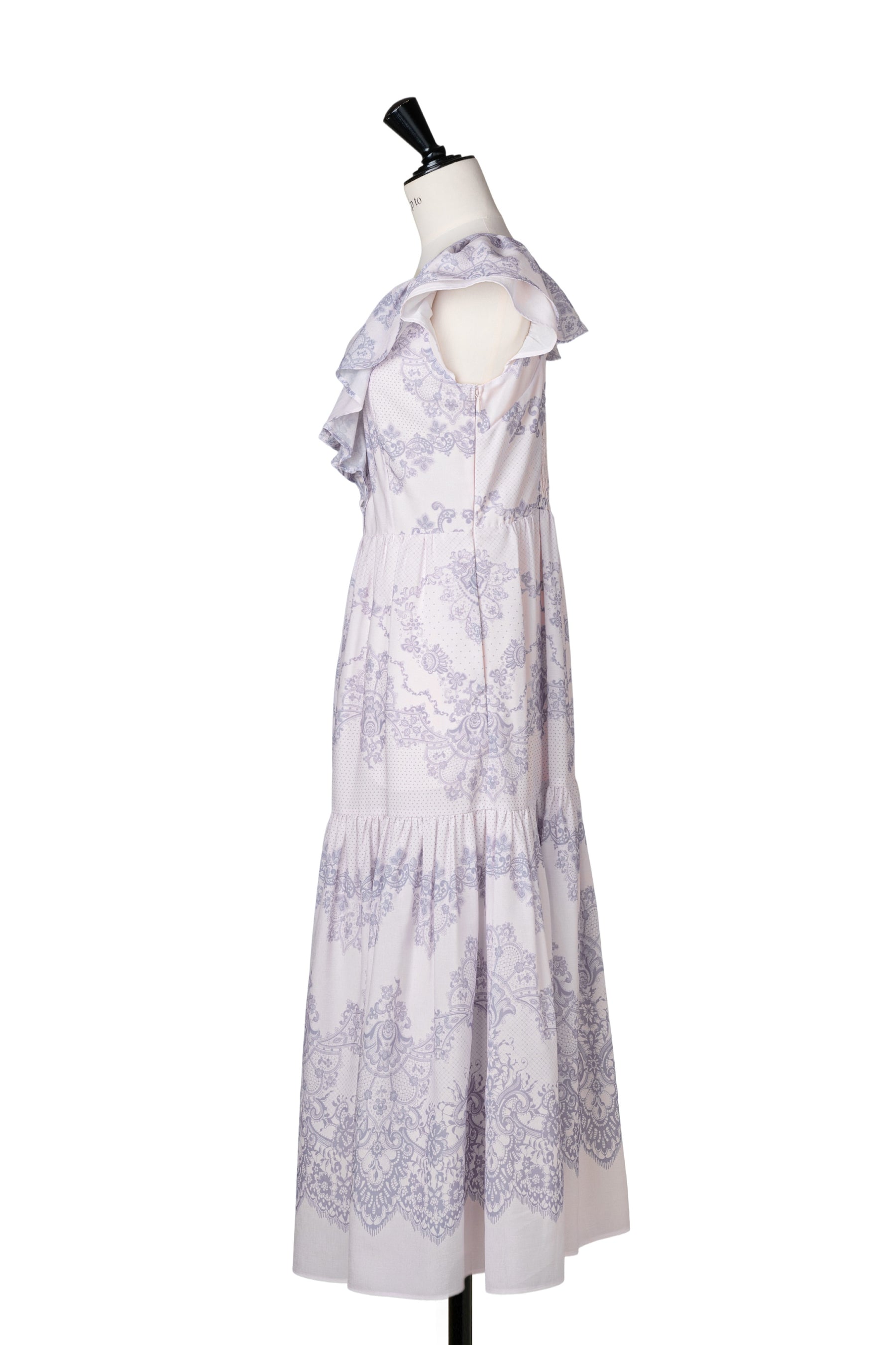 Jendaya Lace-Print Dress