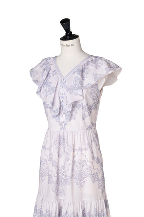 Jendaya Lace-Print Dress