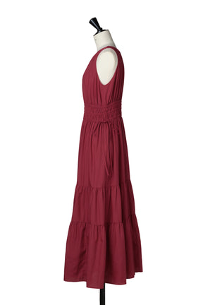【新色】Riviera Bow Tiered Long Dress