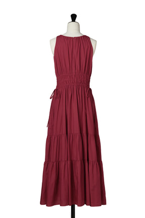 【新色】Riviera Bow Tiered Long Dress