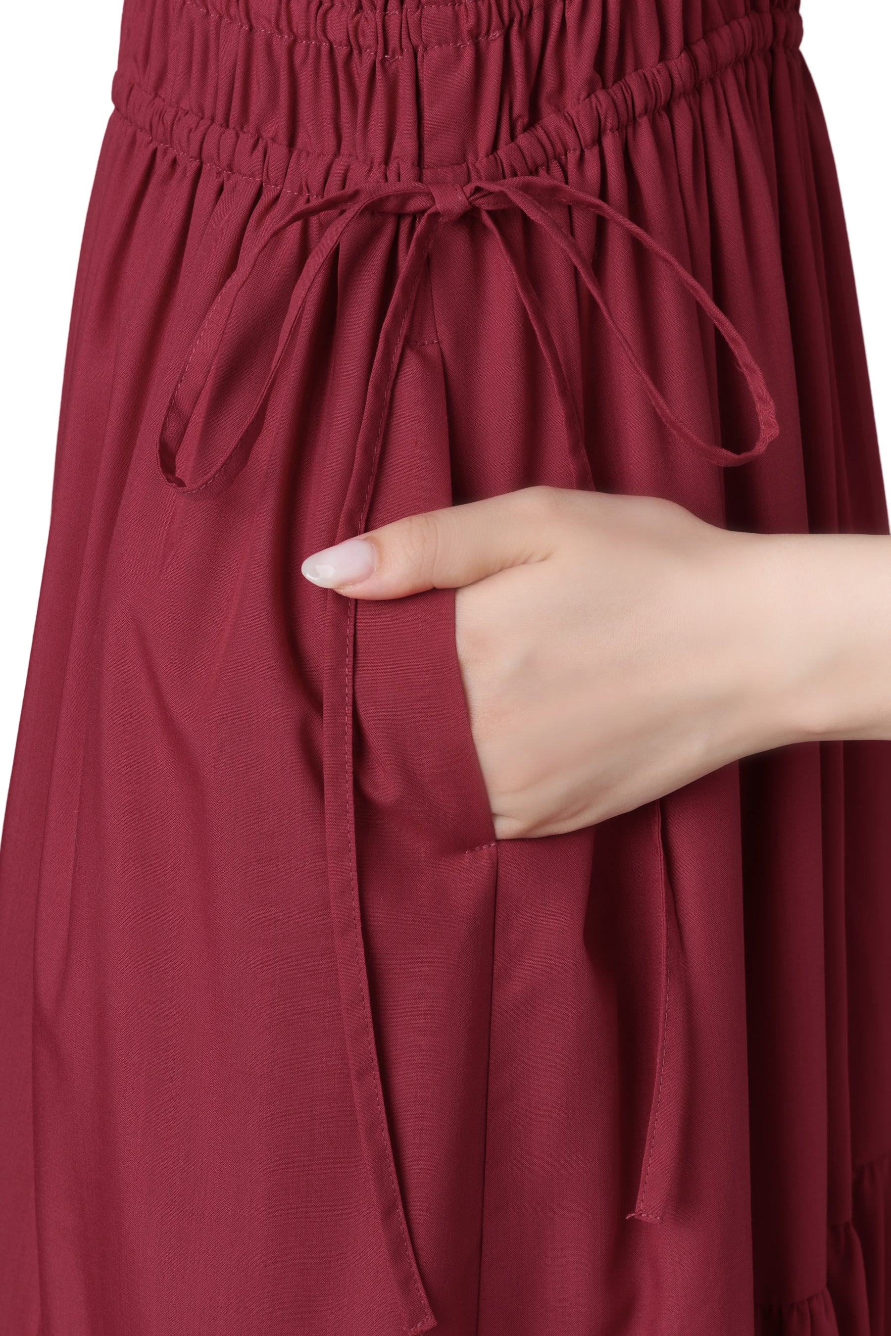 【新色】Riviera Bow Tiered Long Dress