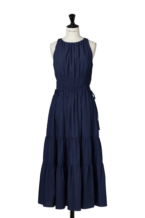 【新色】Riviera Bow Tiered Long Dress
