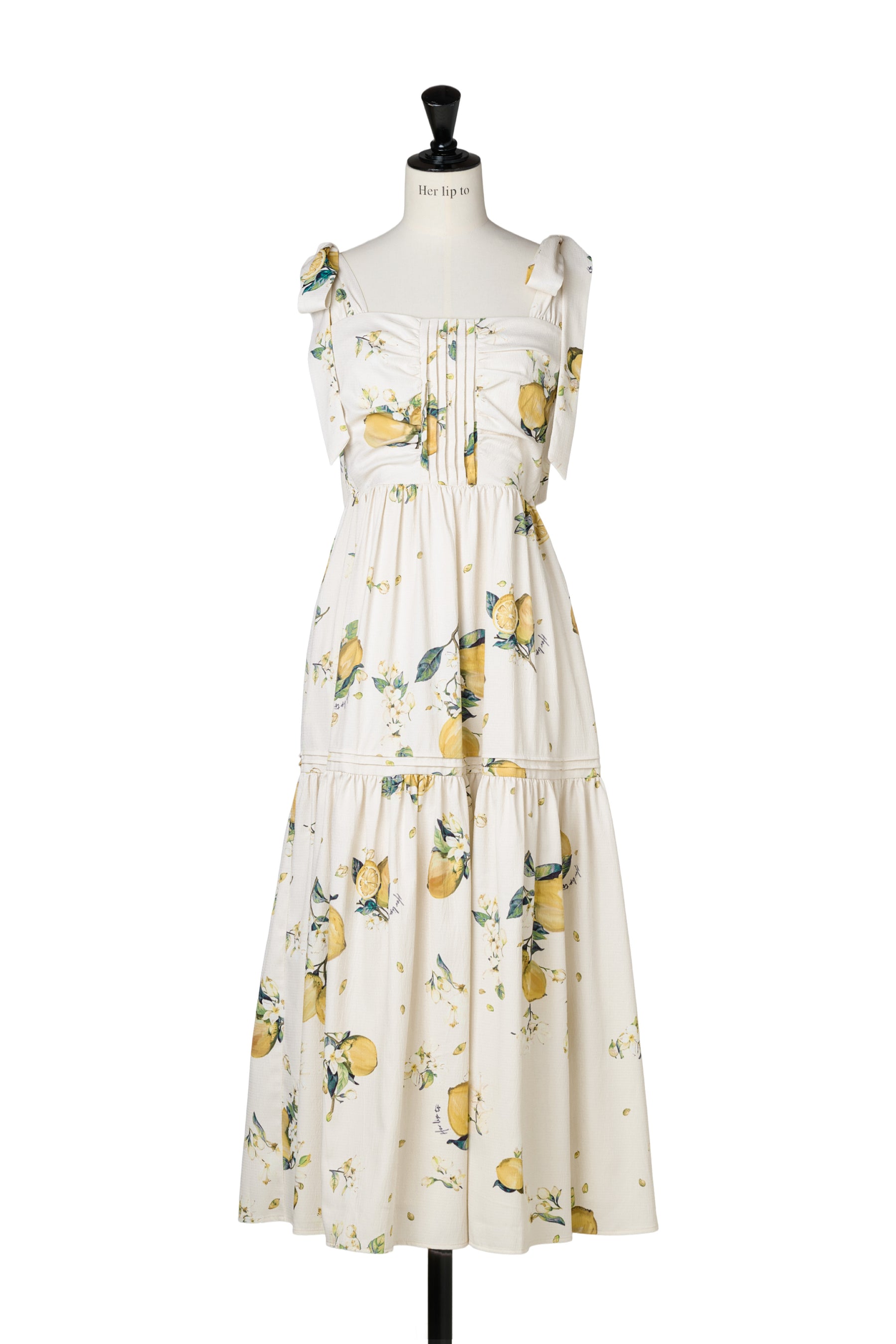 Capri Lemon Print Dress