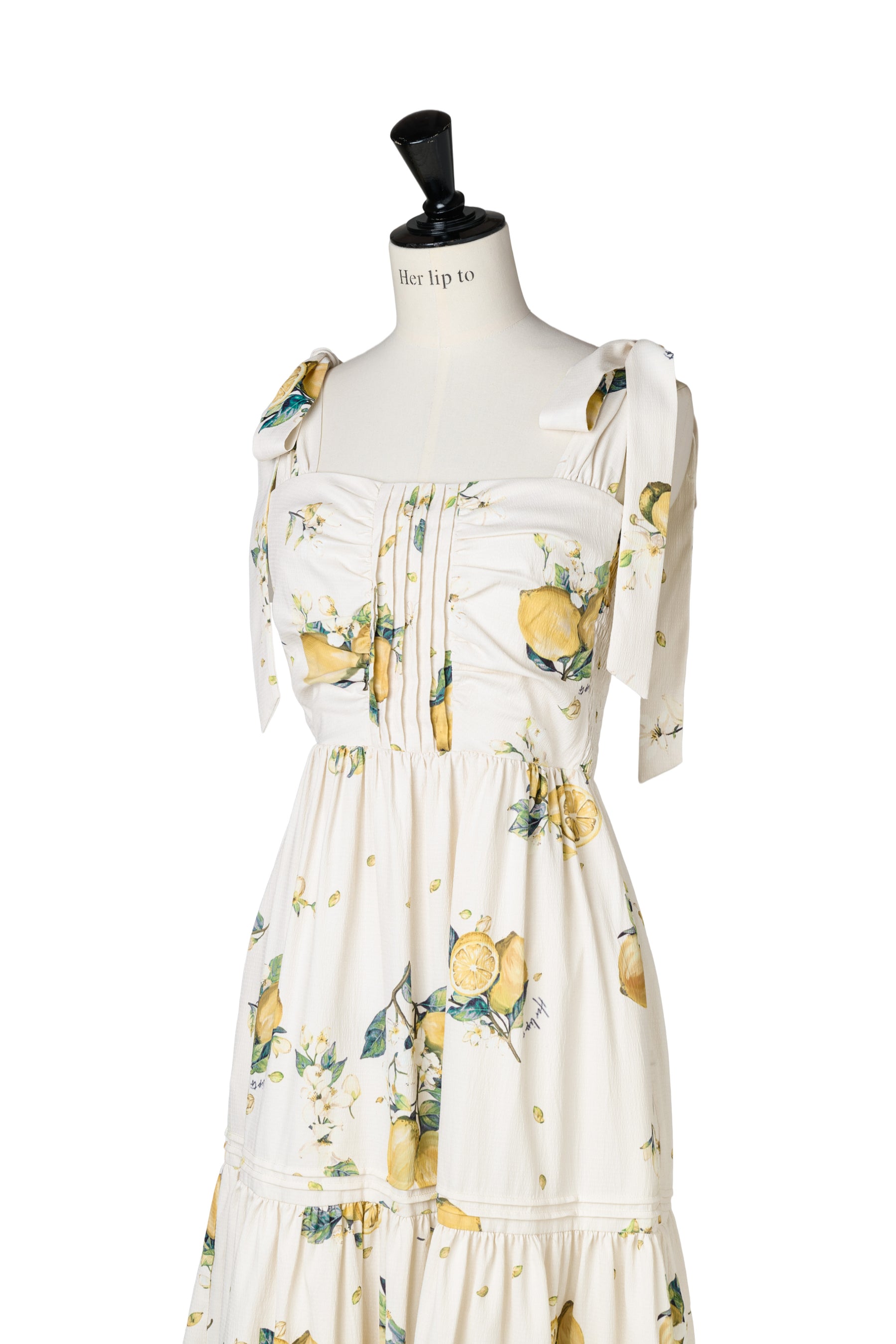 Capri Lemon Print Dress