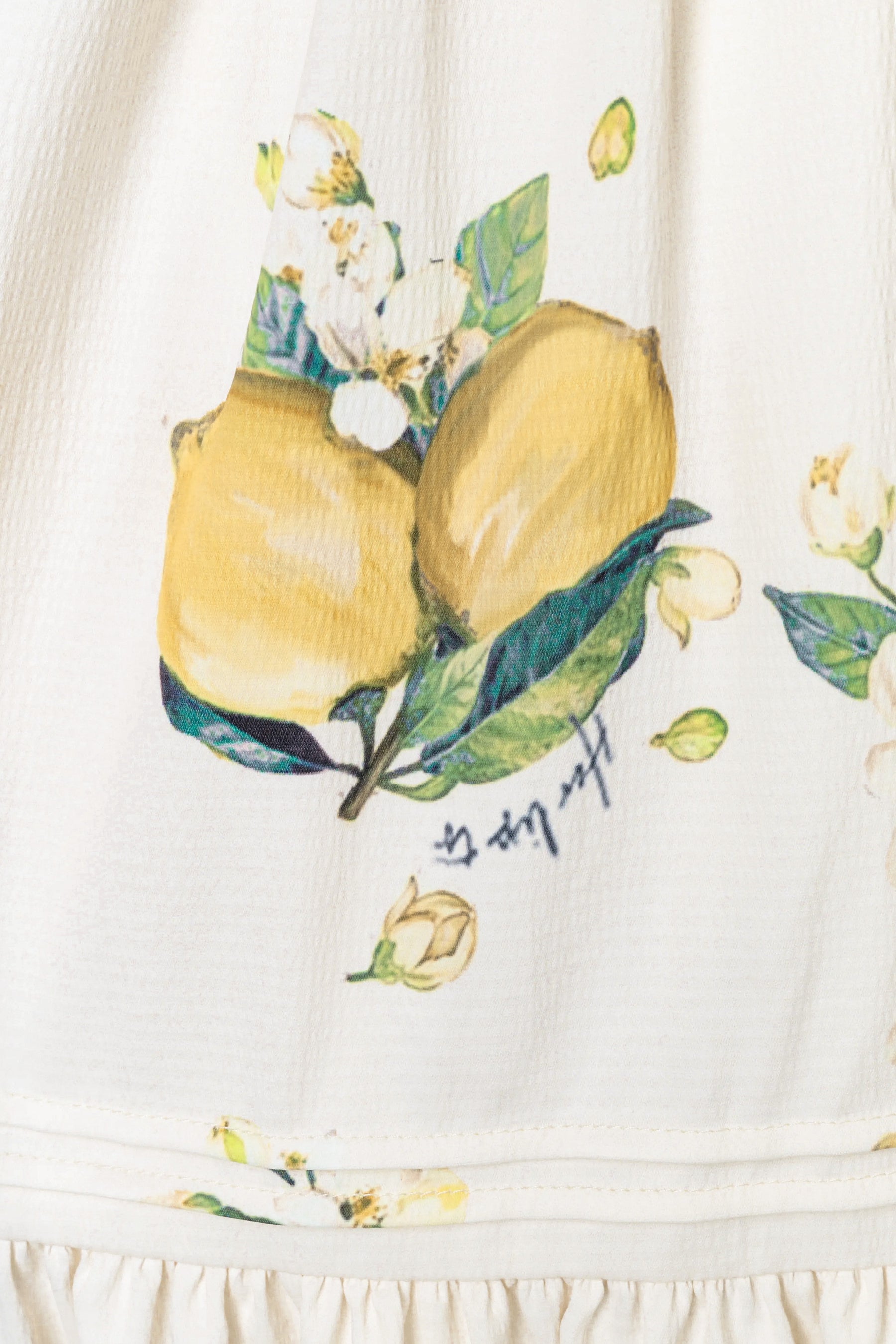 Capri Lemon Print Dress