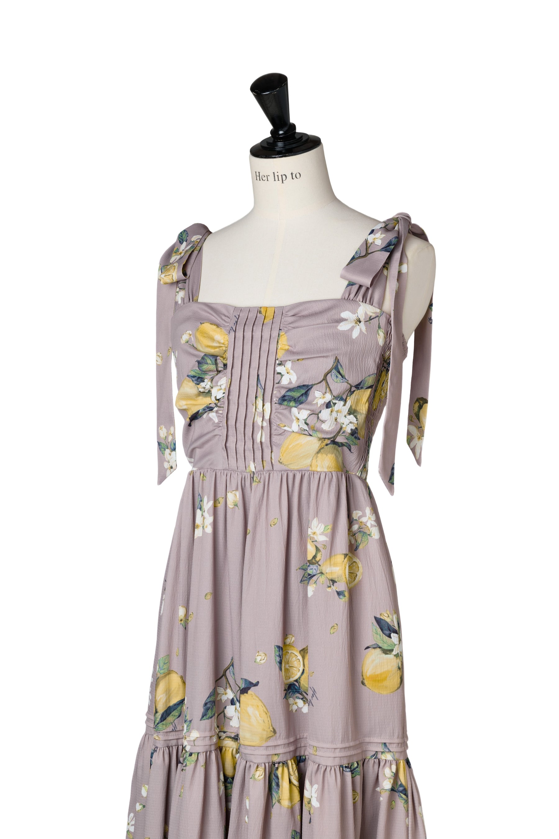 Capri Lemon Print Dress