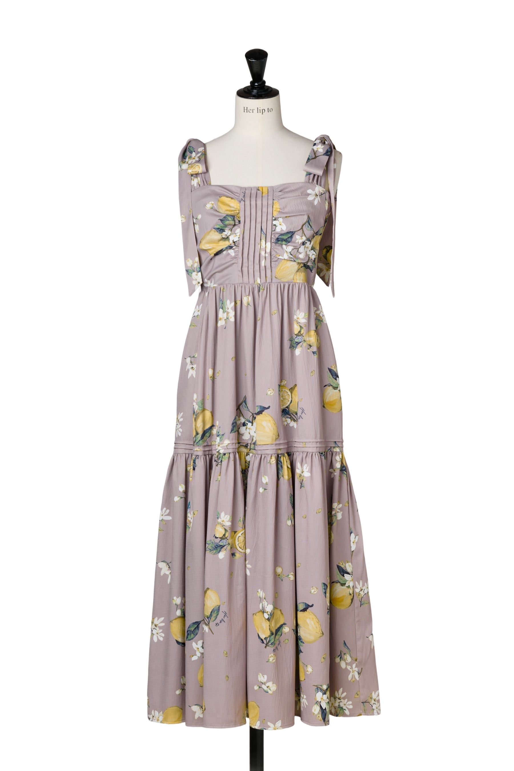 Capri Lemon Print Dress