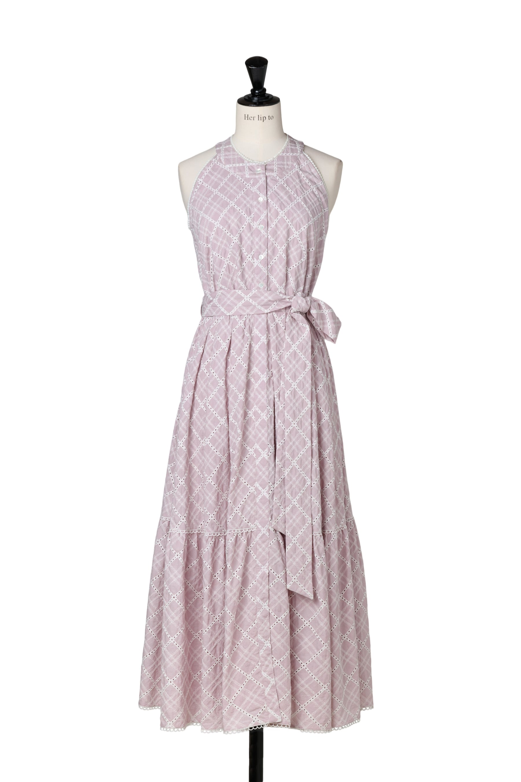 Leira Lace Trim Dress