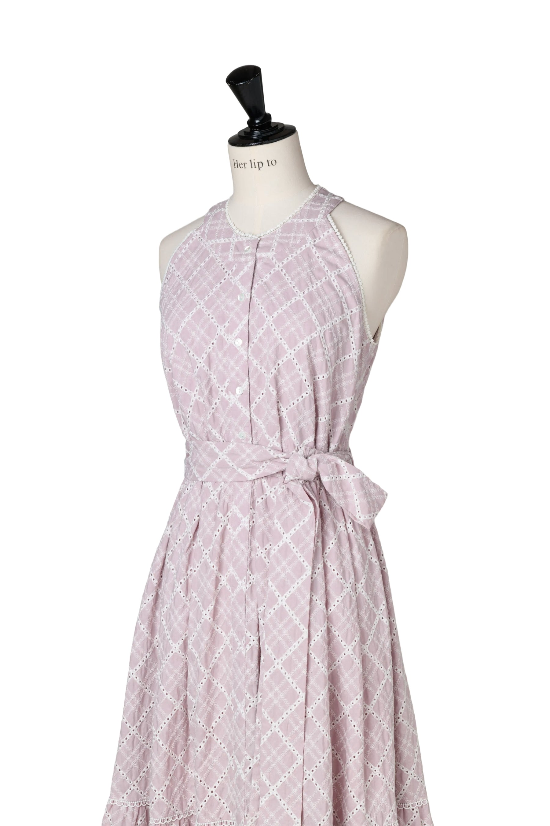 Leira Lace Trim Dress