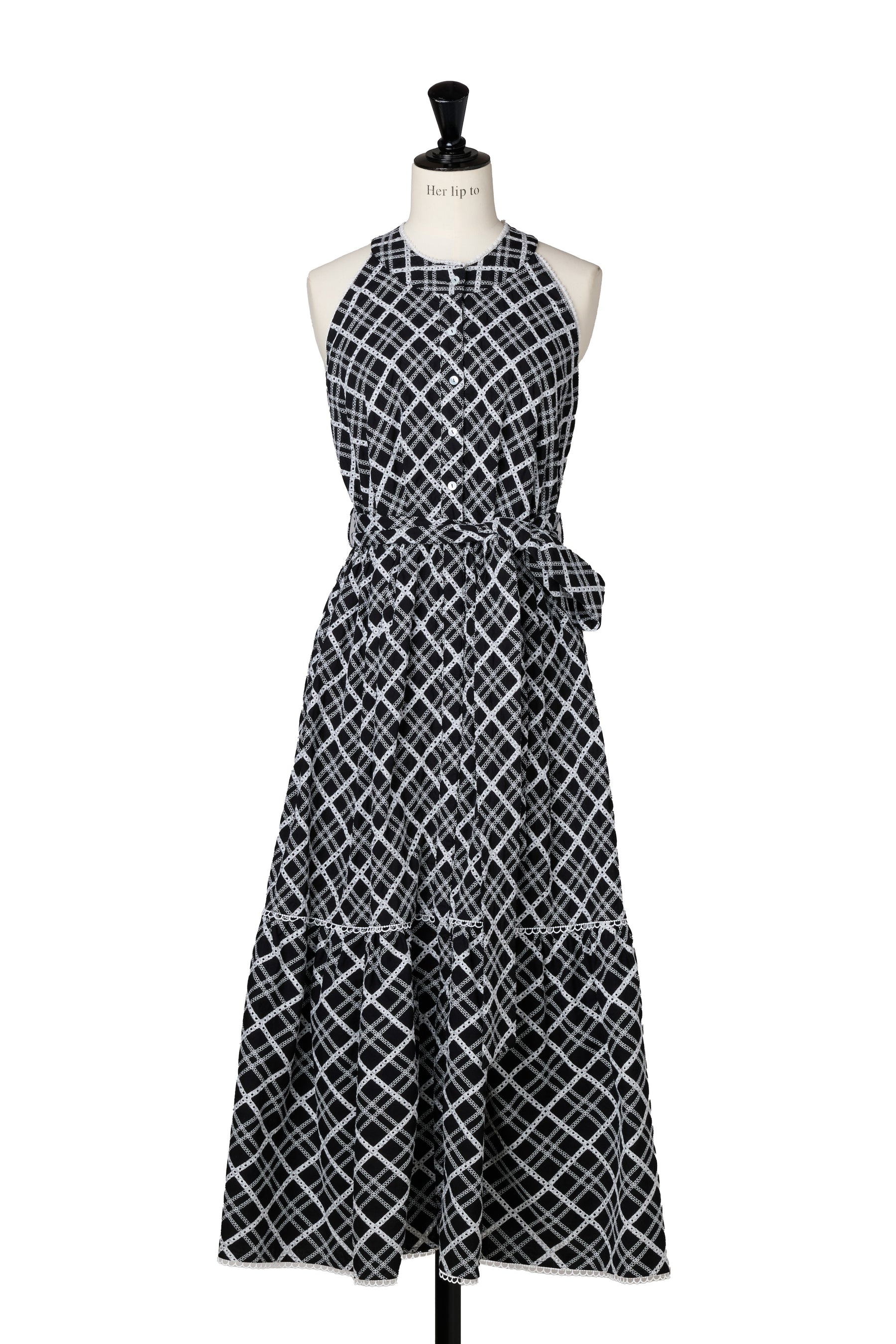 Leira Lace Trim Dress