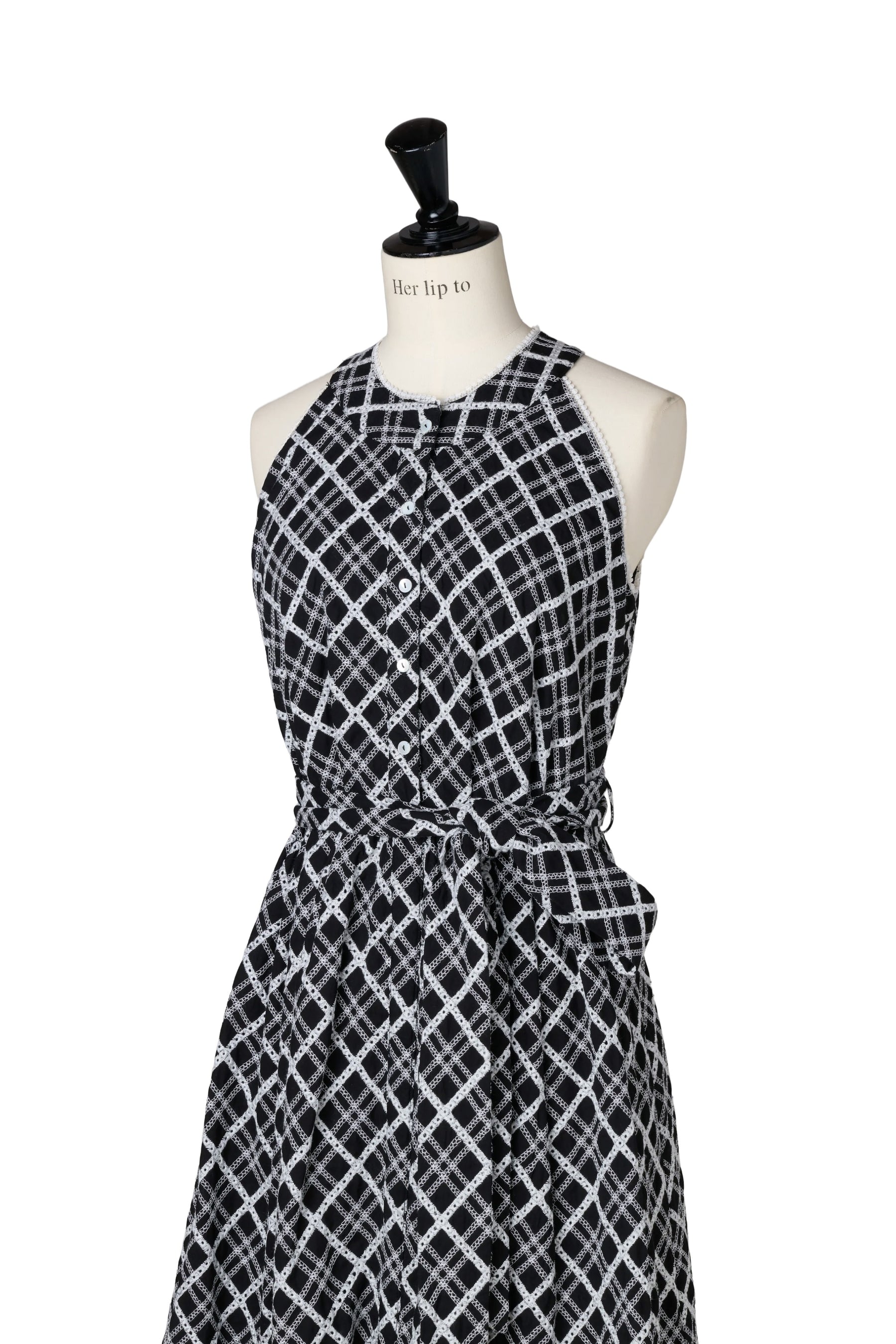 Leira Lace Trim Dress