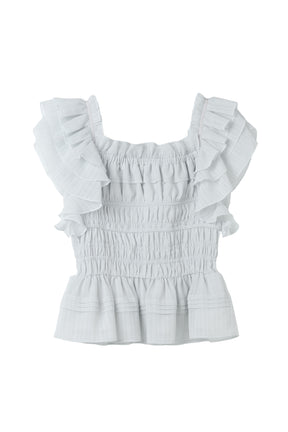 La Plage Peplum Top
