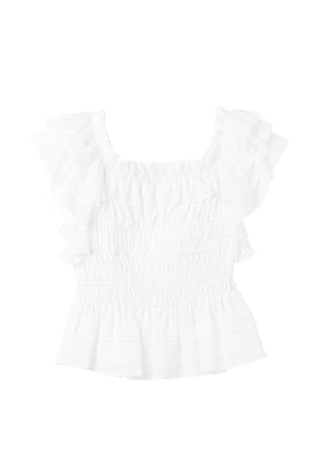 La Plage Peplum Top
