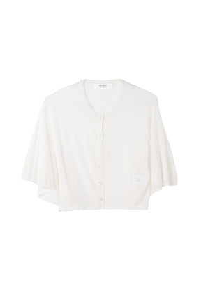 Butterfly Sleeve Cropped Cardigan