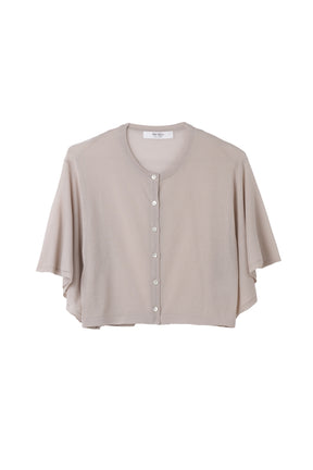 Butterfly Sleeve Cropped Cardigan