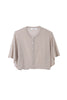 Butterfly Sleeve Cropped Cardigan