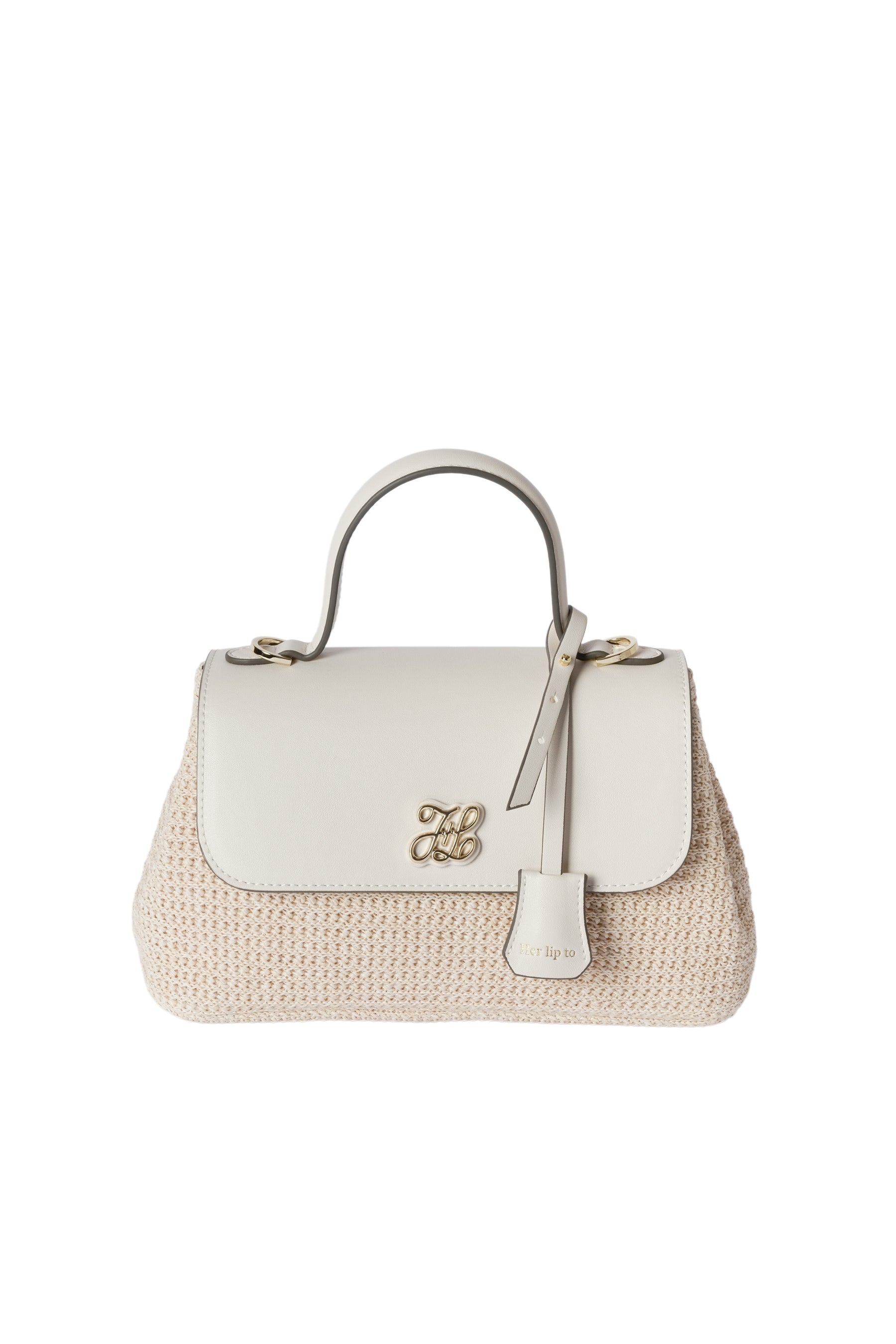 H Logo Top Handle Chain Bag