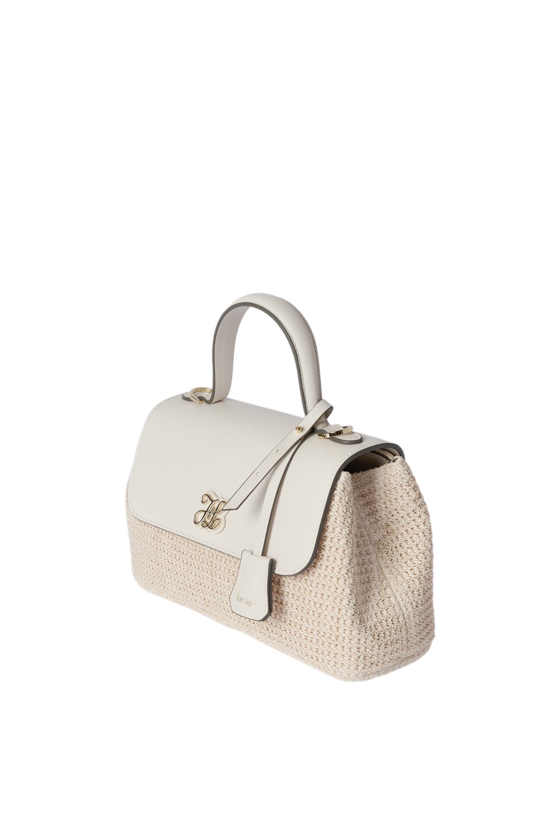 H Logo Top Handle Chain Bag