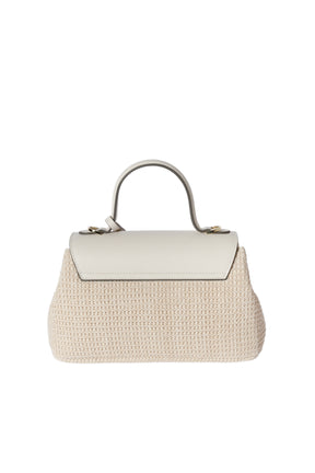 H Logo Top Handle Chain Bag