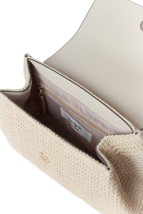 H Logo Top Handle Chain Bag