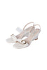 Clear Strap Wedge Sandals