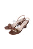 Clear Strap Wedge Sandals