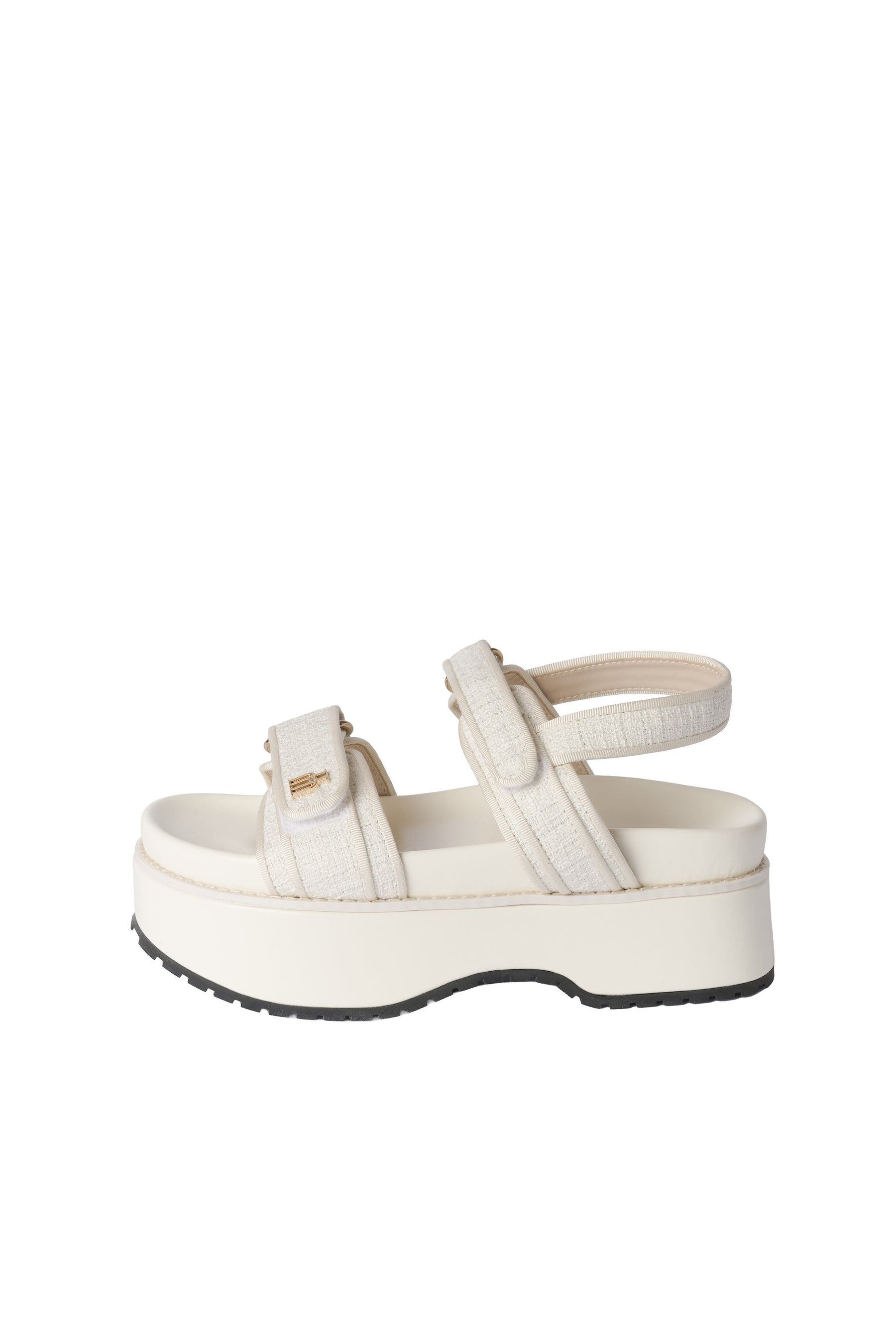 【新色】Trois Tweed Platform Sandals