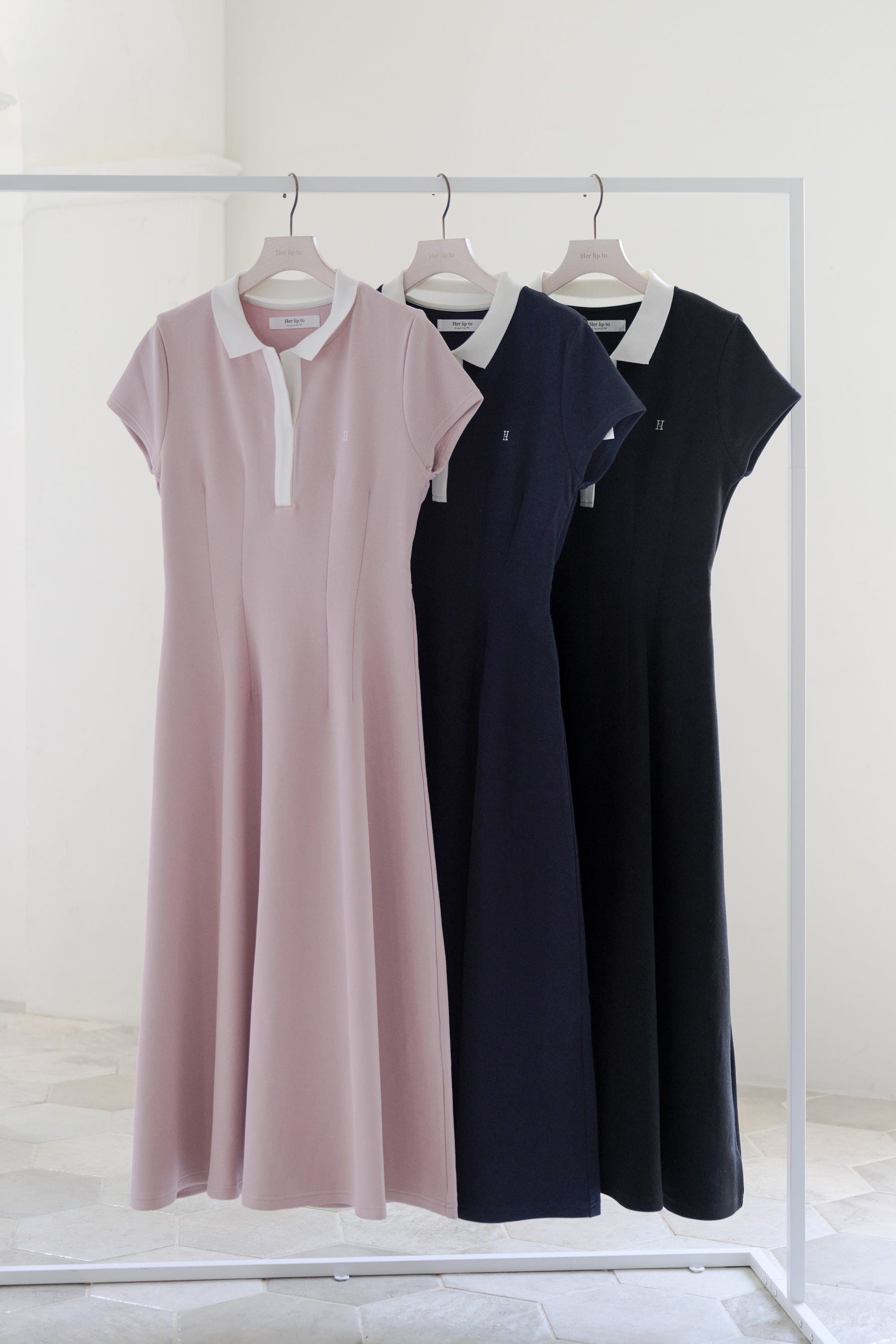 Short Sleeve Polo Dress