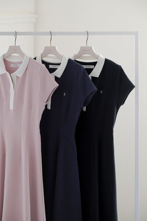 Short Sleeve Polo Dress
