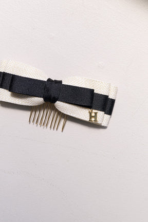 Layered Bow Hair Comb
