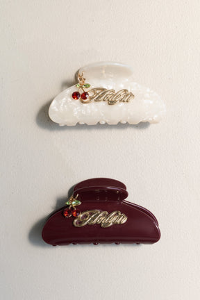 Cherry Charm Hair Clip