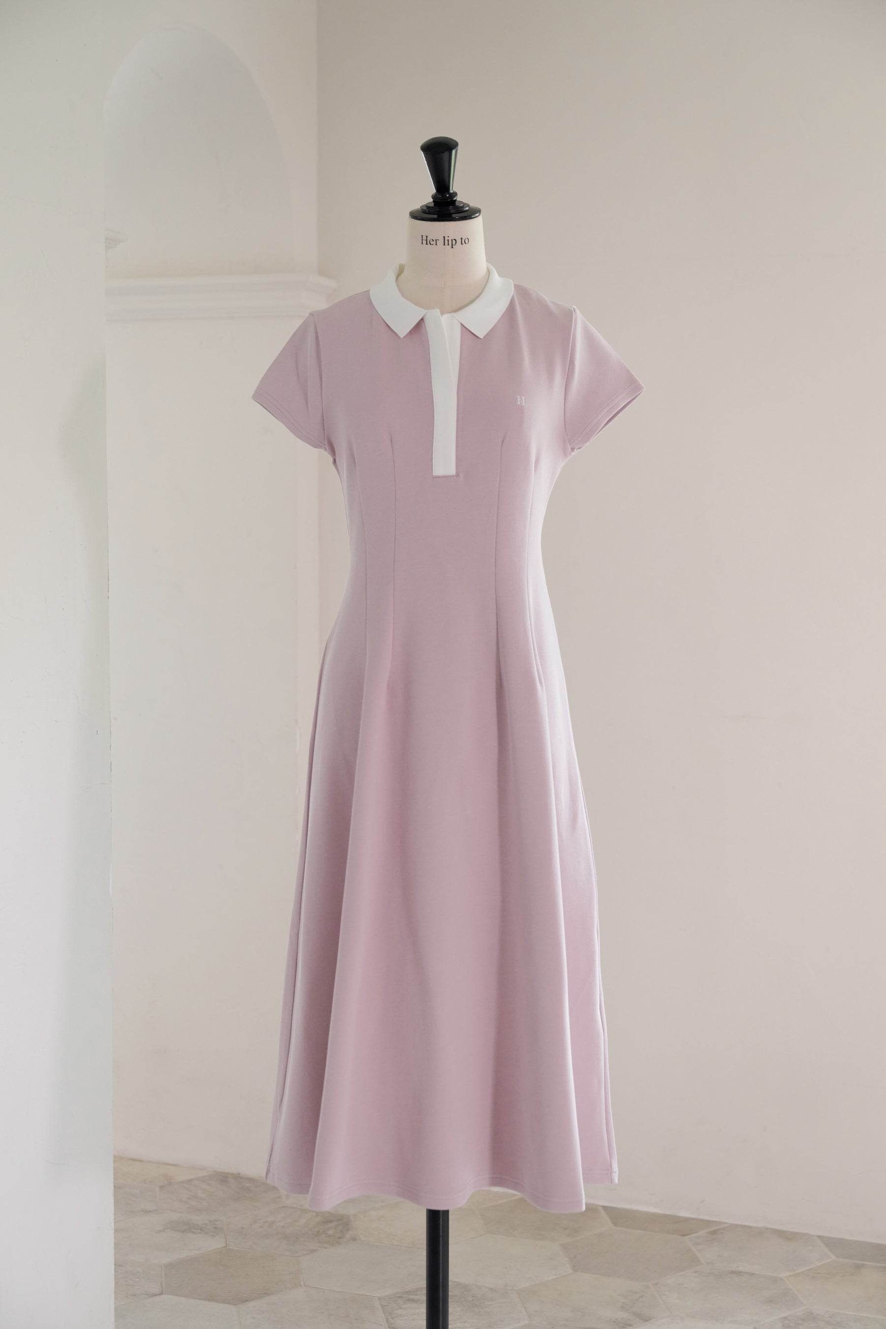 Short Sleeve Polo Dress