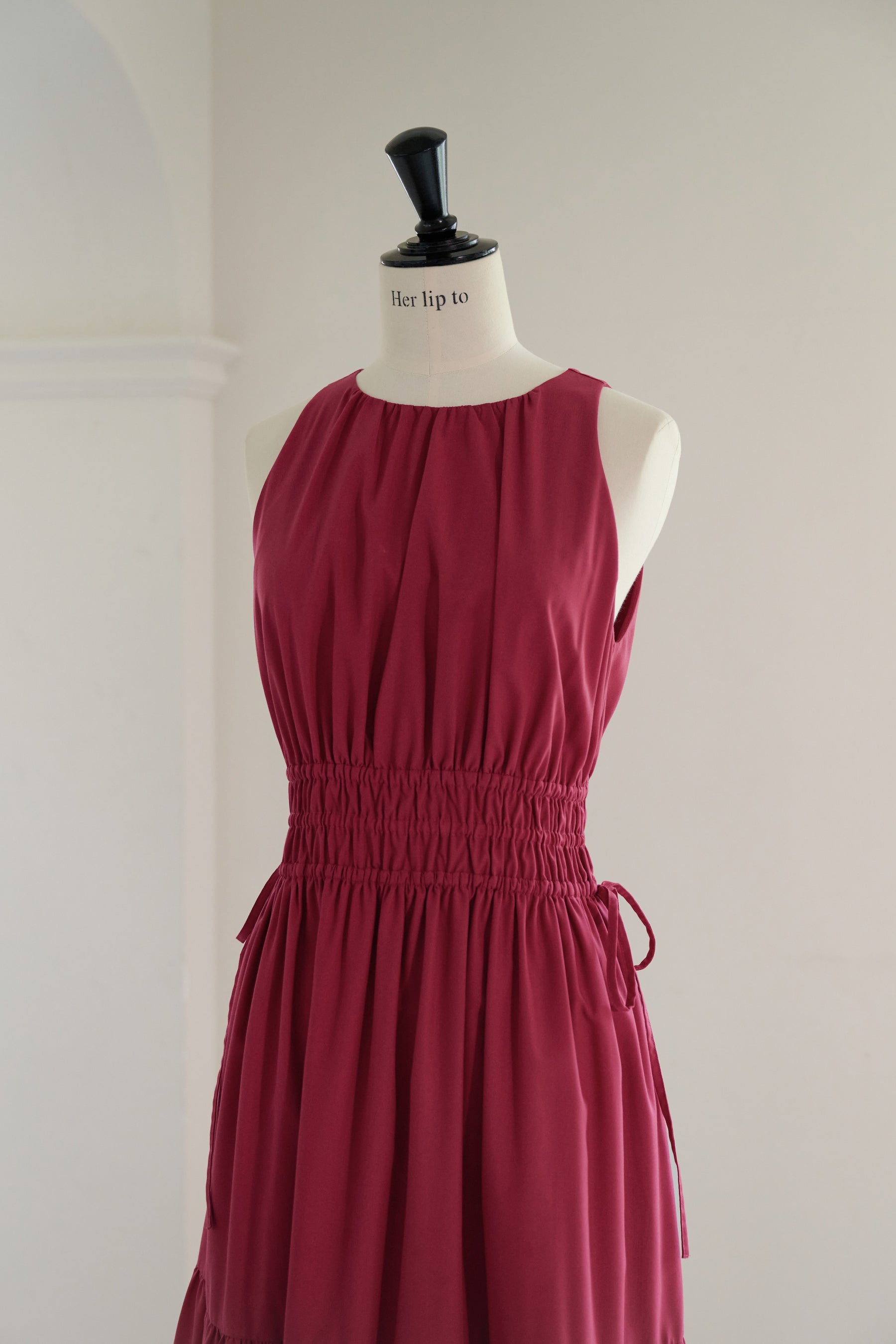 【新色】Riviera Bow Tiered Long Dress