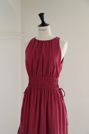 【新色】Riviera Bow Tiered Long Dress