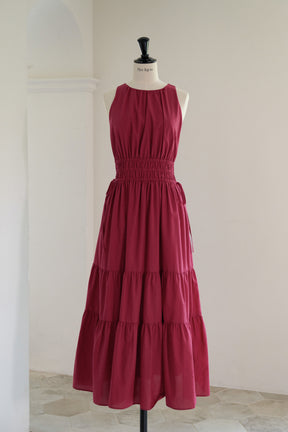 【新色】Riviera Bow Tiered Long Dress