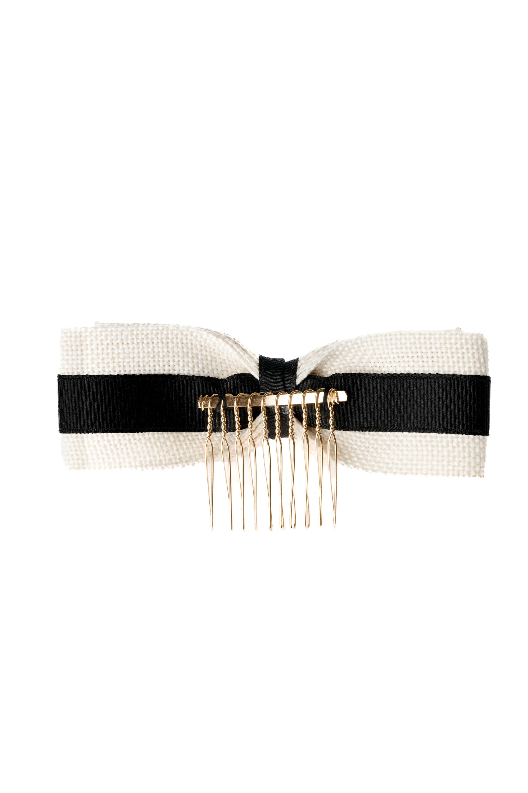 Layered Bow Hair Comb