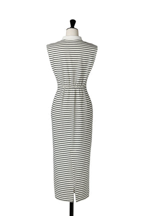 French Sleeve Polo Long Dress