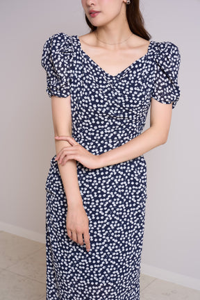 Cherry Pattern Cache-Coeur One-Piece