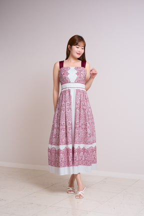 Marbella Panel Printed Dress