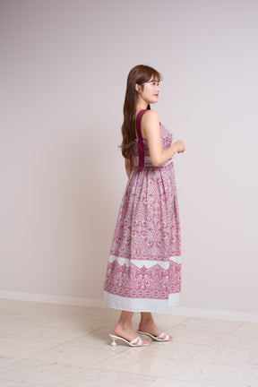 Marbella Panel Printed Dress